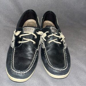 Sperry Men's Navy and White Boat Shoes